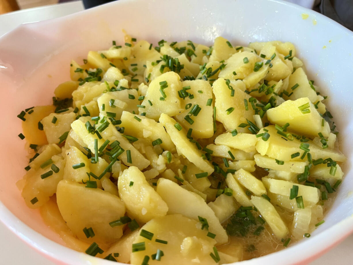 Southern German potato salad.