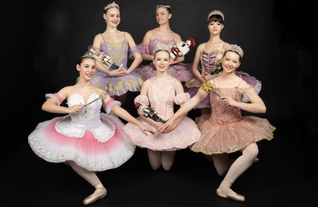 Five Clark County productions of &ldquo;The Nutcracker&rdquo; yields these Sugar Plum Fairies. Clockwise from bottom left: Virtuosity Dance&rsquo;s Adeline Larson, 17; DanceWorks&rsquo; Madison Barnum, 17; Columbia Dance&rsquo;s Kiera McCuen, 18; Riverside&rsquo;s Grace Bartley, 18; Vancouver Dance Theater&rsquo;s Emma Hagedorn, 17, and Chelsea Beyer, 17.